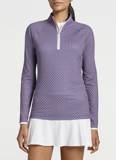 Top of the World Womens Poly Half Zip Raglan Sleeve Pullover Top of the World Womens Poly Half Zip Raglan Sleeve Pullover